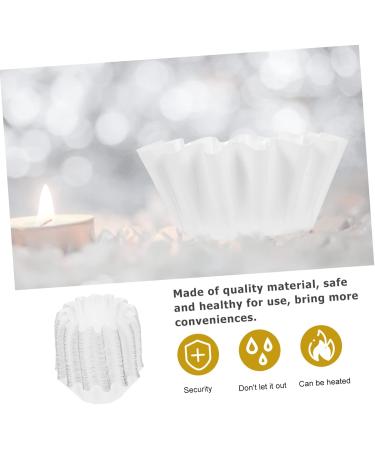 Warmhm 300 Pcs Wax Paper for Wax Warmers | Food-Grade High Temp Silicone Liners | Candle Making Supplies - Buy Online on SooperMarket.com