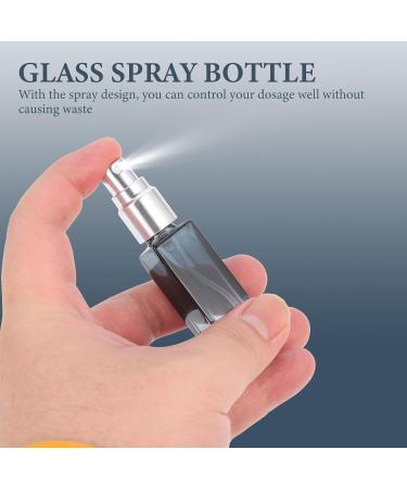 FRCOLOR 4pcs 10ml Refillable Perfume Bottles - Portable Glass Spray Bottles with Metallic Caps & Pipette for Essential Oils | Perfect for Travel & Home Use - Buy Online on SooperMarket.com