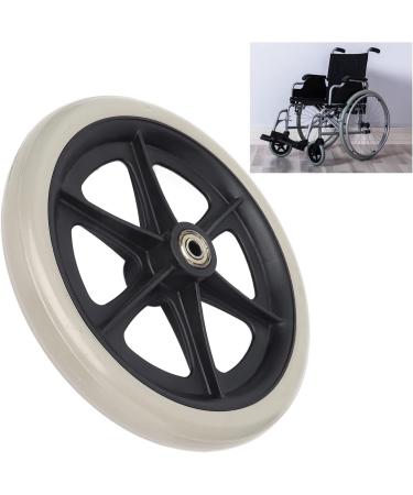 Walker Wheel Replacement Wheelchair Wheel Durability PU Material 8in Diameter Ball Bearing for Wheelchair for Walk - Buy Online on SooperMarket.com