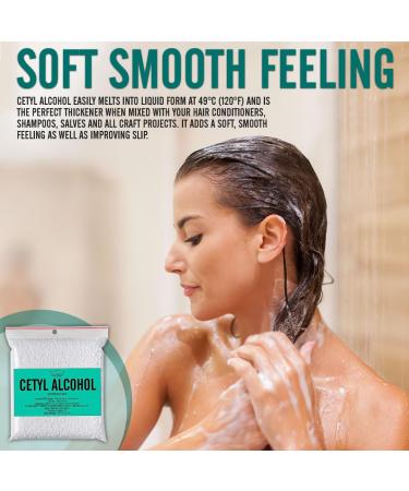 Cetyl Alcohol for Homemade Cosmetics - 7.06 oz | Thickening Agent & Emulsifier for Lipsticks Body Butter Lotions & Hair Products - International Shipping Available - Buy Online on SooperMarket.com
