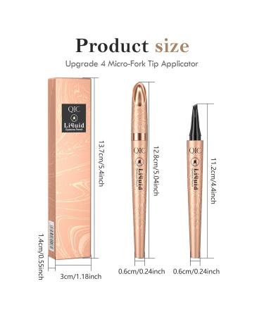 Buy Light Brown Eyebrow Pen - Microblading Smudge-Proof Pencil | Waterproof & Long-Lasting by Aaiffey - Buy Online on SooperMarket.com