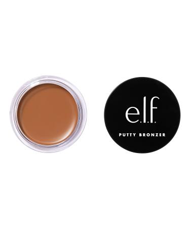e.l.f. Putty Bronzer, Creamy & Highly Pigmented Formula, Creates a Long-Lasting Bronzed Glow, Infused with Argan Oil & Vitamin E, Golden Daze, 0.35 Oz (10g)