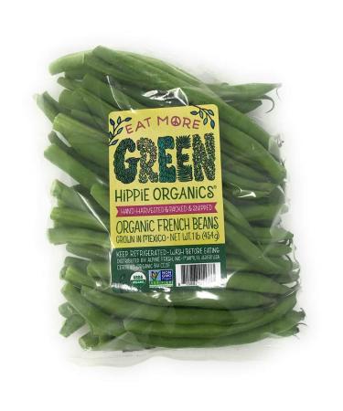 HIPPIE ORGANICS Organic French Beans, 16 OZ