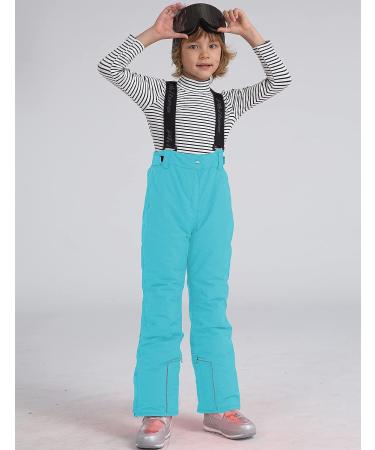 PHEBEE Boys' Blue Waterproof Ski Pants - Size 8 | Breathable Polyester Snowboard Pants - Buy Online on SooperMarket.com
