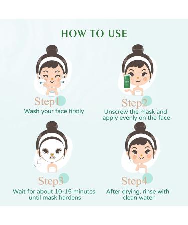 Green Tea Mask Stick for Face - Blackhead Remover with Green Tea Extract - Deep Pore Cleansing & Moisturizing Green Clay Mask - Purifying Formula for All Skin Types - Men and Women - Buy Online on SooperMarket.com