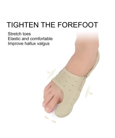 Bunion Corrector Sleeve Set - Toe Straightener with Gel Separator & Adjustable Pads for Pain Relief - Size Medium - Buy Online on SooperMarket.com