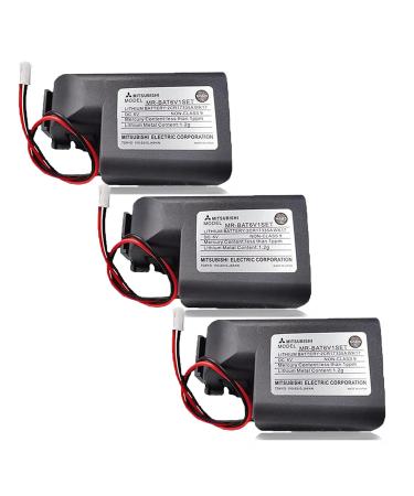 3 Pack 6V MR-BAT6V1SET 2CR17335A WK17 Battery for M80 Driver J4 servo System 1800mAh with White Plug
