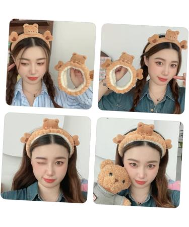 PLAFOPE Bear Face Wash Headband Make up Headbands Bear Headband Spa Hair Band Facial Headbands Spa Headbands Headband for Washing Face Skincare Headbands Makeup Headband - Buy Online on SooperMarket.com