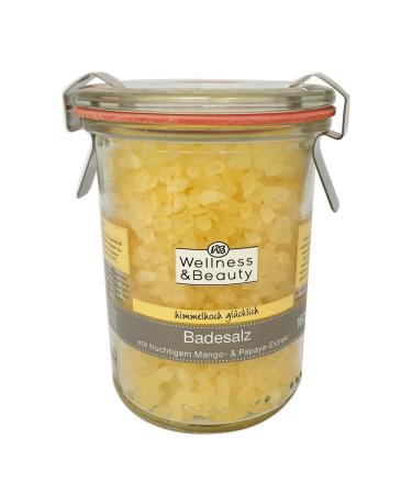 Wellness & Beauty Bath Salt with Mango & Papaya Extract 160g