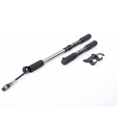 SILCA Tattico Mini Pump - Integrated Hose & Chuck - Presta/Schrader - Water Bottle Cage Mount - Compact & Portable Bike Pump - Buy Online on SooperMarket.com