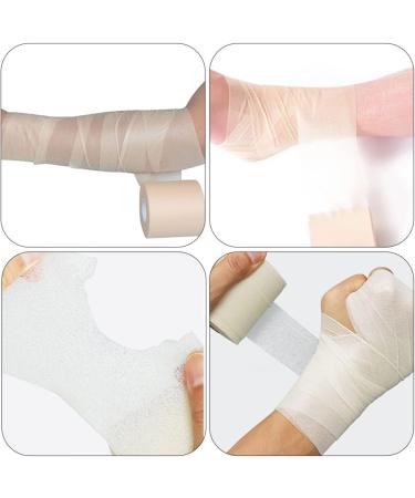 6 Rolls Healeved Sports Tape for Wrist Injuries - Absorption Proof Tennis Tapes for Racket, Fingers, Ankles - Skin-Colored 6.5x6.5x6cm (Pack of 3) - Buy Online on SooperMarket.com