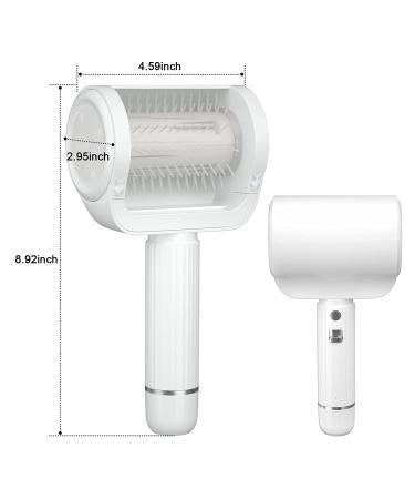 HOMREALM Electric Dog Brush - High-Efficiency Slicker Brush for Long Haired Dogs | Eco-Friendly Pet Grooming Tool for Shedding | Portable and Time-Saving - Buy Online on SooperMarket.com