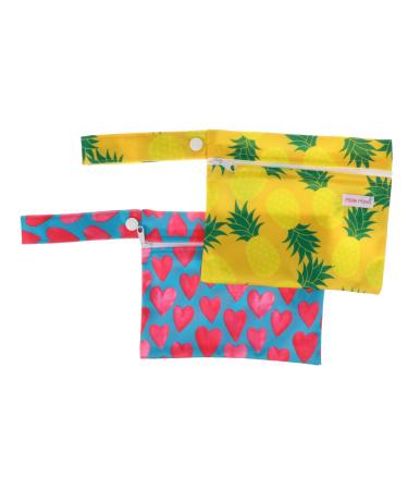 Cabilock Hygiene Bag 2 Pcs Pad Buggy Bag Napkin Bag Tampons Collect Bags Period Pad Pouch Storage Tote Lip Gloss Organizer Portable Makeup Bag Period Nursing Cushion Bags Menstrual Pad Bag 18x13.5x0.2cm Assorted Color 2