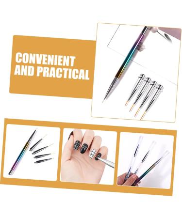 minkissy 1 Set Nail Art Drawing Pen Nails Brush Pen Nail Design Liner Nail Salon Supplies Manicure Painting Manicure Tools Manicure Drawing Tool Nail Painting Design Brush Painted - Buy Online on SooperMarket.com