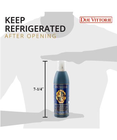 Due Vittorie Balsamic Crema - Barrel Aged Balsamic Glaze from Italy - Gluten Free - 8.45 oz (Pack of 2) - Buy Online on SooperMarket.com