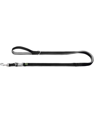 HUNTER NEOPRENE Adjustable Dog Leash | 2.0 x 200 cm | Black/Grey | Durable & Comfortable for International Shipping - Buy Online on SooperMarket.com