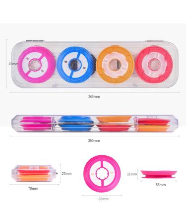 Toasis Fishing Snell Rig Holder Leader Line Spool 8pcs Set with Tackle Box - Buy Online on SooperMarket.com