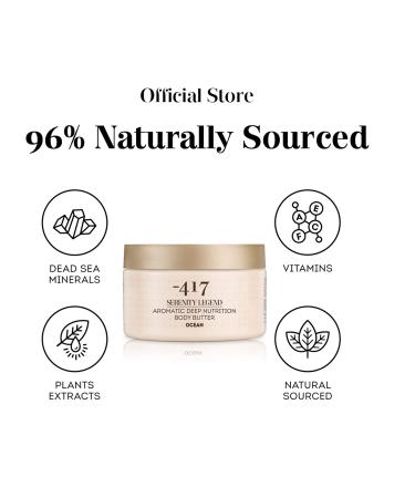 417 Aromatic Body Butter with Milk & Honey | Dead Sea Minerals & Shea Butter - 250ml - Buy Online on SooperMarket.com