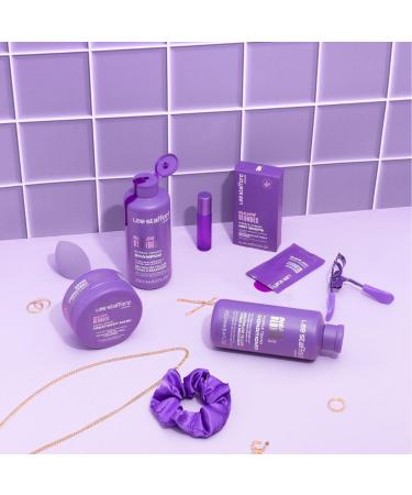 Lee Stafford Purple Toning Hair Treatments - Violet Shampoo for Bleach Blondes 4 x 15ml Hot Shots | Ideal for Highlighted & Naturally Blonde Hair - Buy Online on SooperMarket.com