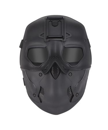 JOYASUS Tactical Mask Airsoft Paintball Gray Lens Skull Full Face Mask for Halloween Hunting CS Wargame