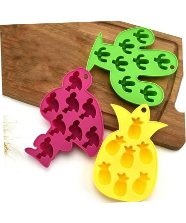 BIUDECO 4pcs Silicone Ice Mold Silicone Molds Cookie Baking Ice- Making Molds Cake Molds Ice Tray Pudding - Buy Online on SooperMarket.com