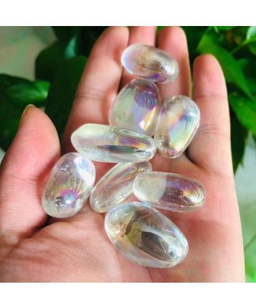 Natural Crystals and Stones 17mm-25mm Natural Spiritual Quartz Aura Crystal Stone Gravel 4pc for Decoration kaixun - Buy Online on SooperMarket.com