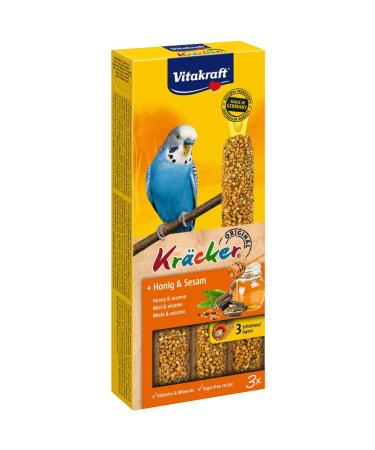Vitakraft Crackers Original with Honey & Sesame for Budgies...