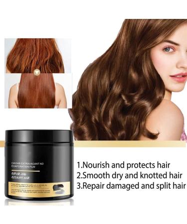 Caviar Hair Mask 500g - Repair Dry & Frizzy Hair, Anti Hair Loss & Deep Moisturizing Treatment - Buy Online on SooperMarket.com