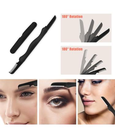 Lusofie 7-in-1 Eyebrow Kit for Women and Men - Eyebrow Razor, Trimmer Set with Brush, Scissors, Tweezers - Perfect Eyebrow Shaping Tools - Buy Online on SooperMarket.com