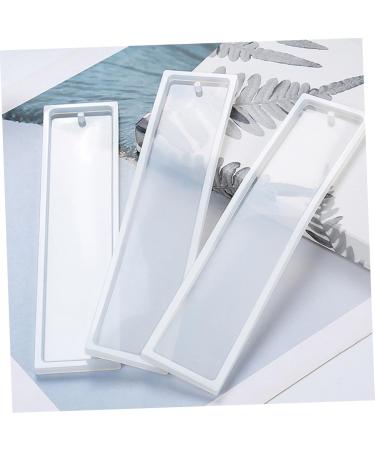 Operitacx 15pcs Silicone Mold Epoxy Resin Diy Crystal Epoxy Mold Soap Molds Blank Bookmark Mould Books Simple - Buy Online on SooperMarket.com