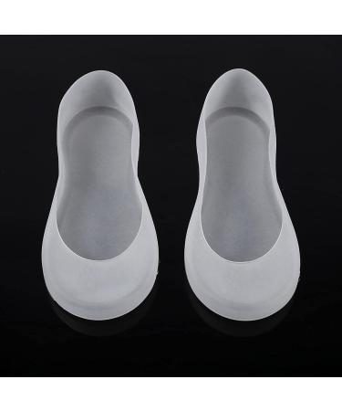 Gel-Dersen Cuffs: Moisturizing Silicone Socks for Dry Cracked Heels | Reusable Foot Care Protection for Pain Relief (L) - Buy Online on SooperMarket.com