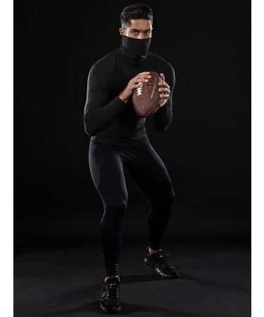 DRSKIN Men's Turtleneck Compression Shirt Top - Long Sleeve Baselayer for Running - X-Large - Buy Online on SooperMarket.com
