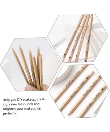 Healeved 8 Pcs Concealer Pen Eye Brightener Concealer Eye Concealer Women Makeup Supplies Wooden - Buy Online on SooperMarket.com