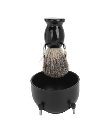 Men Beard Shaving Set Brush Stand Foam Bowl Beard Brush Beard Care Set for Barbershop Hotel Home
