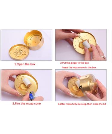 Moxibustion Box Moxa Burner Box Set - Acupuncture Moxa Box Moxibustion Burner Holder Box with 9 Boxes and Carry On Band for Neck Shoulder Acupuncture Point Pain Relive/NO Moxa Cone (B) - Buy Online on SooperMarket.com