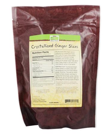 Now Foods Organic Crystallized Ginger Slices 12 oz | Real Food for Healthy Snacking - Buy Online on SooperMarket.com