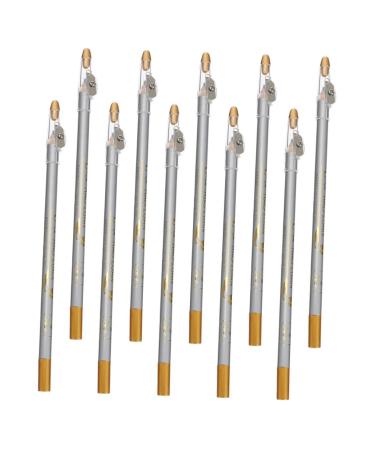 Beavorty 10pcs Pencil Sharpener Eyebrow Pencil Make up Kit Grey Eyeliner Eye Liner Smooth Makeup Tools