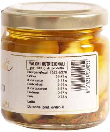 Marinated Garlic Cloves in extravirgin olive oil - one glass jar of 106 ml. - artisan production Conserve Conti - Buy Online on SooperMarket.com