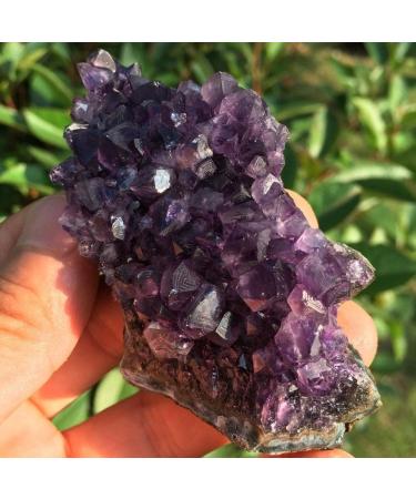 Natural Crystal Rough Natural Amethyst Quartz Crystal Cluster Specimen Healing 80g - Buy Online on SooperMarket.com