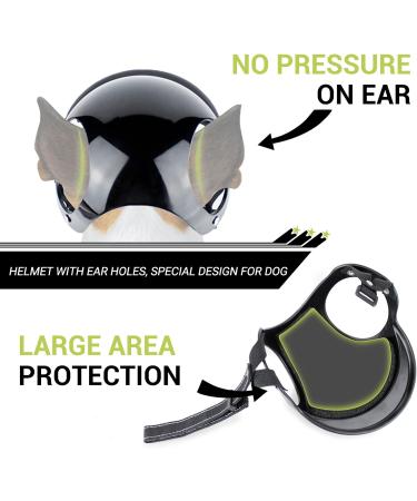 Buy Dog & Cat Motorcycle Helmets | Safety Hard Hats for Pets 44-88lbs - Outdoor Protection - Buy Online on SooperMarket.com
