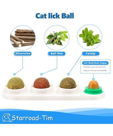 STARROAD-TIM Rotatable Edible Catnip Balls Toy for Cats - Natural & Healthy - Buy Online on SooperMarket.com