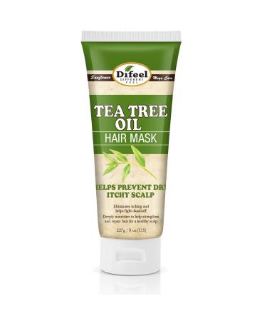 Difeel Tea Tree Oil Hair Mask 8 oz. - Tea Tree Hair Mask Treatment