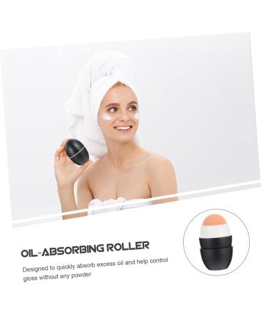 MAGICLULU Volcanic Stone Oil-absorbing Ball Oil-absorbing Rolling Ball Facial Rolling Stone Facial Skin Product Oil Absorbing Roller Facial Skin Oil Control Tool Facial Skin Care Roller 5x3cm Black - Buy Online on SooperMarket.com