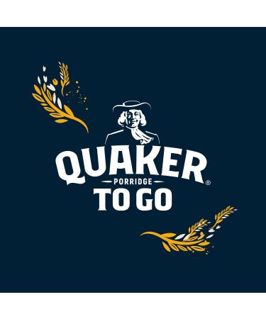 Quaker Porridge To Go Breakfast Bar Golden Syrup 2 x 55g (Case of 6) - Pack of 1 | Delicious and Convenient Breakfast Bars - Buy Online on SooperMarket.com