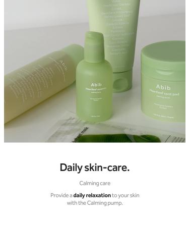 Abib Heartleaf Essence Calming Pump 1.69 fl oz / 50ml - Instant Relief for Redness | Face Essence - Buy Online on SooperMarket.com