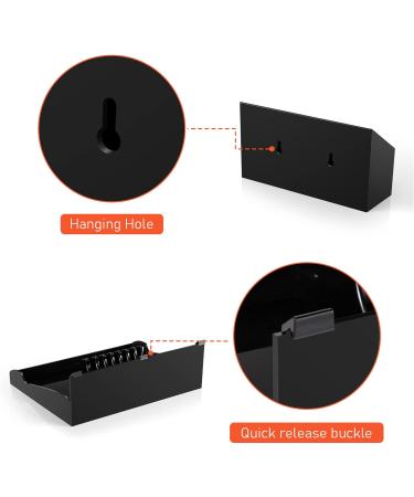 Noverlife Versatile Salon Hair Styling Tools Organizer - Detachable Storage Holder for Hairdressing Tools & Scissors - Wall Mount or Countertop Freestanding - Ideal for Barber Shops and Hair Salons - Black - Buy Online on SooperMarket.com