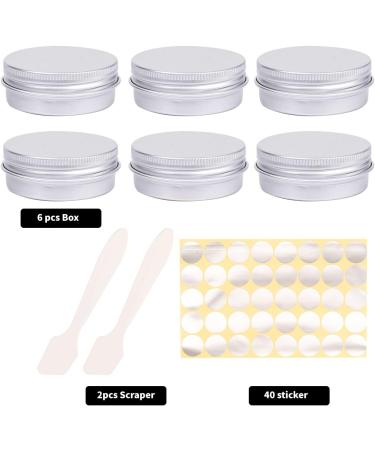 Buy 6 Premium 30ml Empty Jars with Lids for Lip Balm & Cream - Perfect for International Shipping - Buy Online on SooperMarket.com