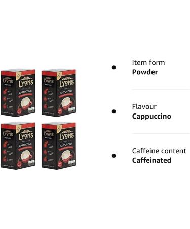Lyons Premium Instant Coffee Bag Sachets + FabFinds Assorted Gift Mug (Cappuccino 4X 12Sachets) 720.0 gram Pack of 1 - Buy Online on SooperMarket.com