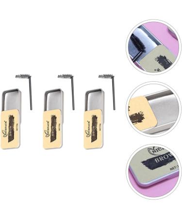 MUSISALY 3 Sets Eyebrow Soap Brow Shaping Soap 3d Brows Makeup Balm Woman Brow Soap Brow Wax Gel Texture - Buy Online on SooperMarket.com