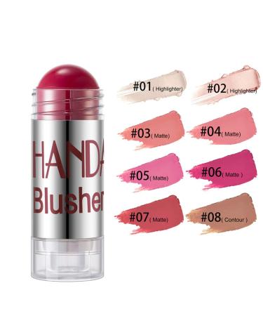 GL-Turelifes Blush Stick | Cream Highlighter & Trimming Rouge Pen (04) | Moisturizing Cheek Makeup for Glow and Mood Boosting - Buy Online on SooperMarket.com